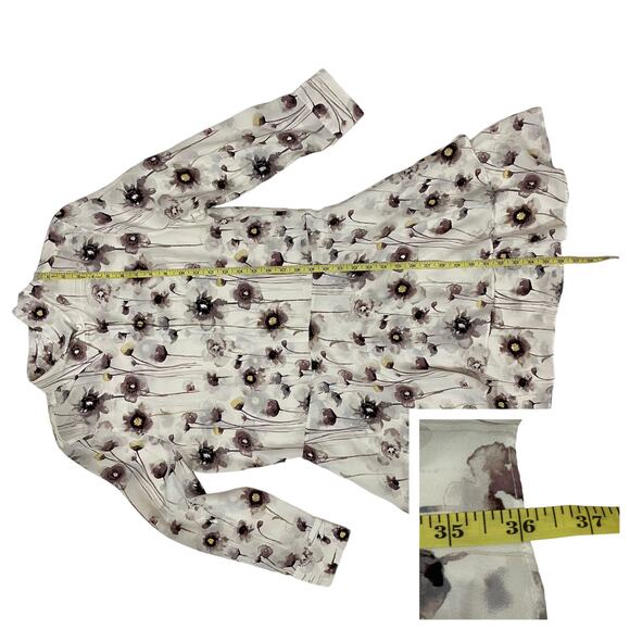 Equipment Natalia Floral Dress - White Floral - Medium - Picture 3 of 13